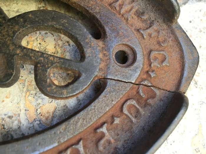 Vintage Iron Rest Trivet Cast Iron Enterprise Manufacturing Company Philadelphia