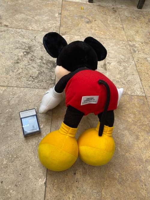 vintage Mickey Mouse , disney large soft doll toy
