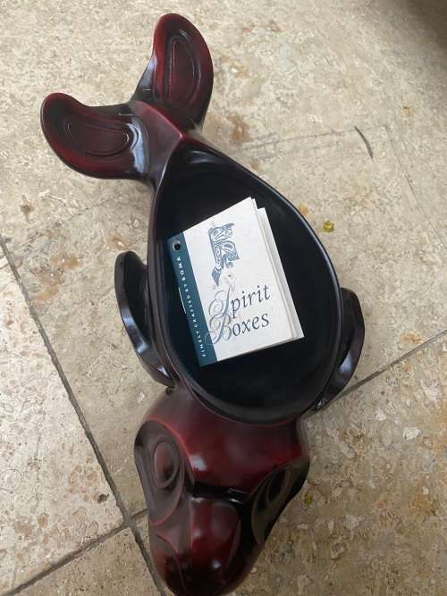 Boma Sculptured Spirit Boxes box Coastal Artist Thomas McPhee KILLER WHALE