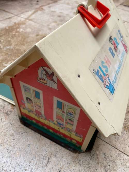 vintage fisher price play family school no 923 year 1971 USA tlc