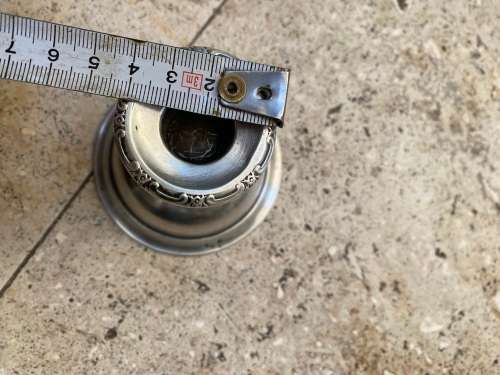 vintage sterling silver candle stick candlestick holder