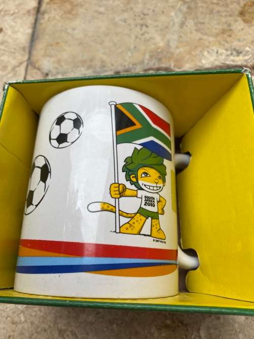 fifa 2010 Zakumi official coffee cup mug