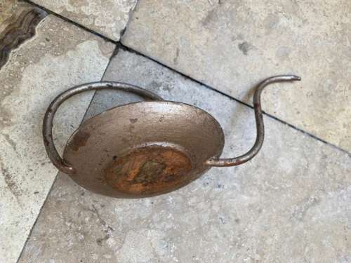 vintage copper oil can long nose