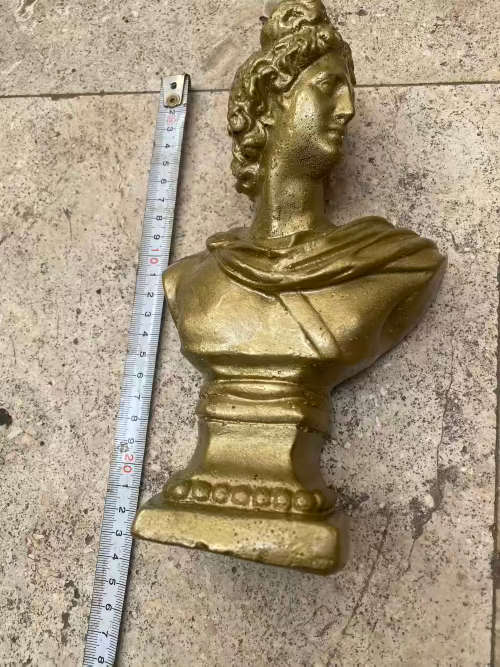 Vintage David bust statue Gold