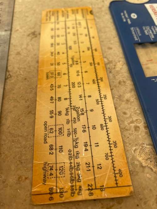vintage union castle conversion chart reserved for crew