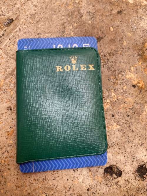 SUPER RARE VINTAGE ROLEX NEEDLE and SAFETY PIN SET IN ORIGINAL VINYL WALLET