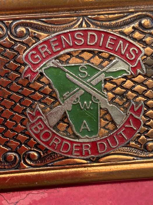 SWA border duty Grensdiens note pad paper holder