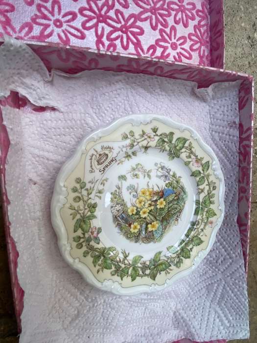 Royal Doulton Brambley Hedge Summer series porcelain bread plate