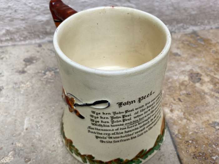 Vintage John peel crown Devon Fieldings musical tankard