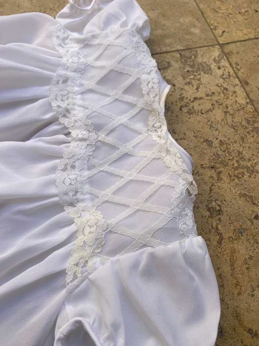 Christening / Baptism Dress 55 cm lace detail Hilton weiner  with purse