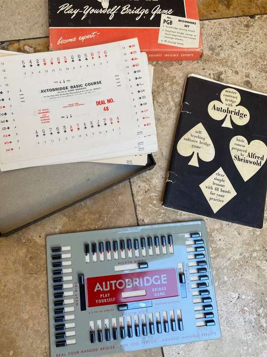 vintage autobridge , play yourself bridge game