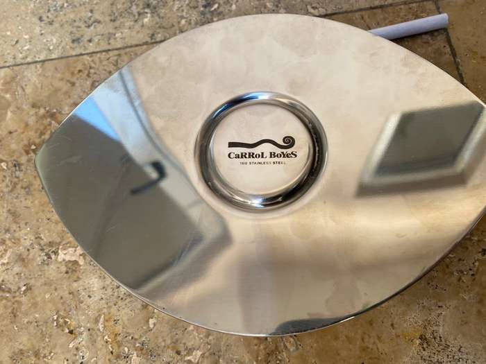 Carrol Boyes tea light warmer eye Stainless steel