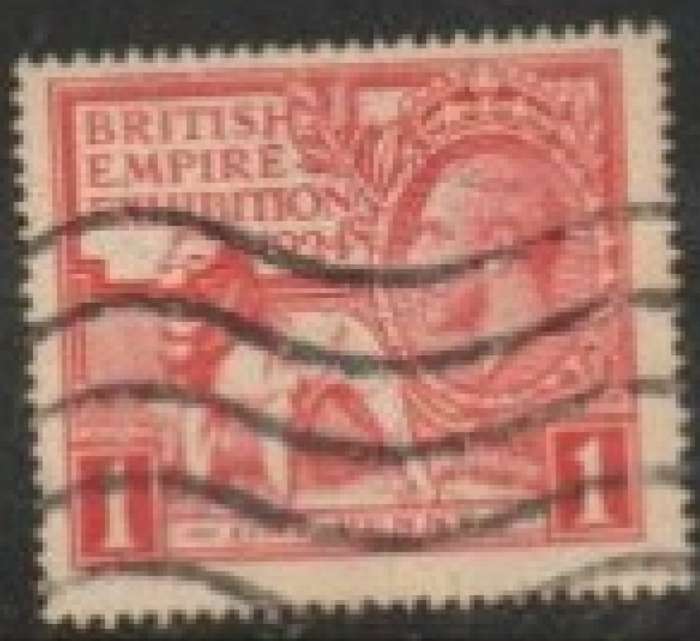 Great Britain, GVR, 1924 Empire Exhibition, 1d, used