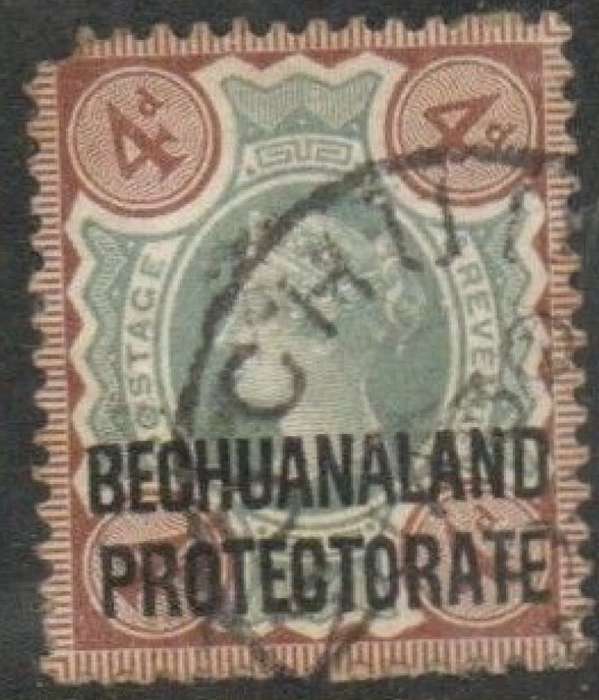 Bechuanaland, VRI, 1897, 4d, used
