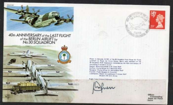 Great Britain 40th Anniversary of Berlin Airlift by No30 Squadron