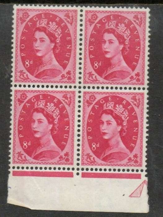 Great Britain EIIR, 1960, 8d, block of 4, MNH **