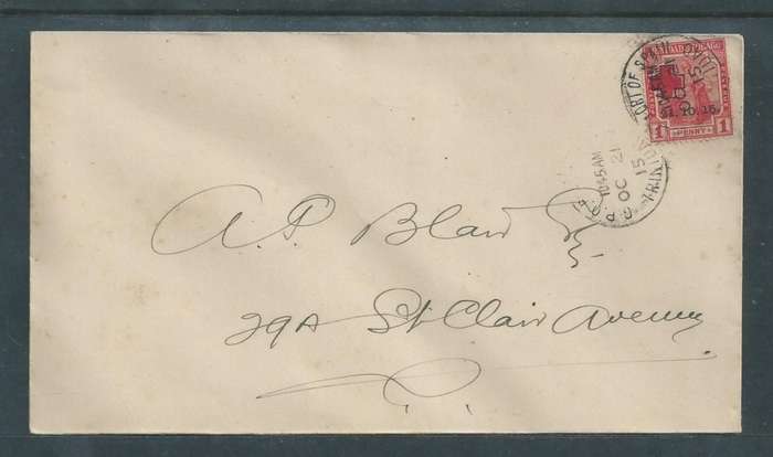 Trinidad, Red Cross 1 Penny,First Day Cover, , PORT OF SPAIN OC 21 15, c.d.s.