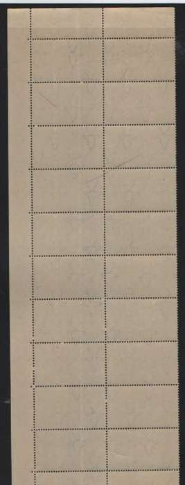 South Africa, 1943, 1/2d, postage due, part sheet of 20 units, MNH **