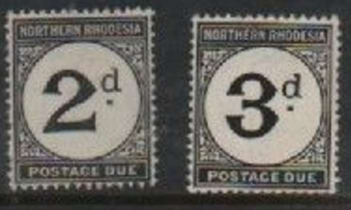 Northern Rhodesia, GVR, 1929,Postage Due,2d, 3d, MNH **