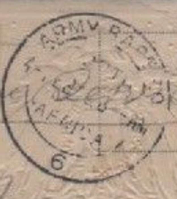 POSTAGE FREE BASE 6 PASSED BY CENSOR, SOUTH AFRICA ARMY BASE P.O. 6 4 FEB -- c.d.s. > Germiston