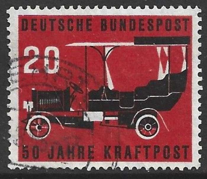 Germany,, 1955, Postal Motor Transport, 20pf, , used