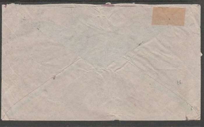 South Africa, air mail cover, 1/ ( vert pair) GVR Silver Jubilee 6d) CAPETOWN 24 VI 35 > Germany