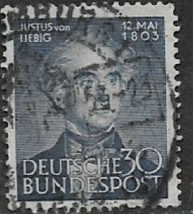 Germany, 1953, Von Liebig, 30 pf, used