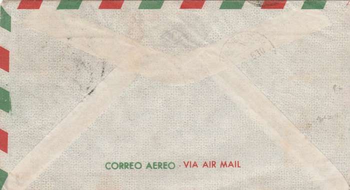 Mexico, cover air mail, 2 colour 90c franking, SERVICIO AEREO MEXICO22 NO 46 c.d.s. >Italy