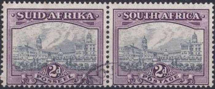 South Africa, 1942, 2d grey & dull purple, used