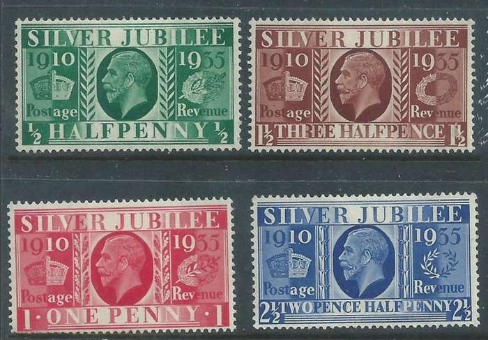 Great Britain, GVR, 1935, Silver Jubilee, MH *