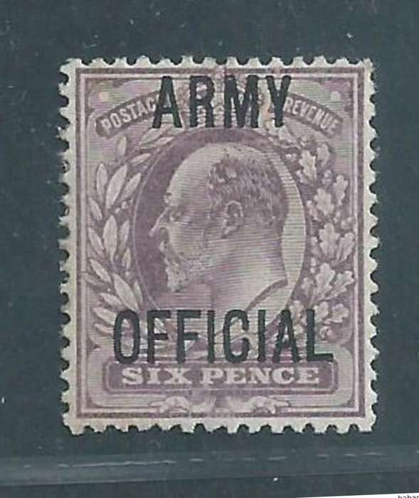 Great Britain, EVIIR, 6d, opt ARMY OFFICIAL,MH *