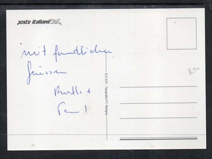 WIBRA 93, stamp exhibition, card for Italy, written upon, not posted