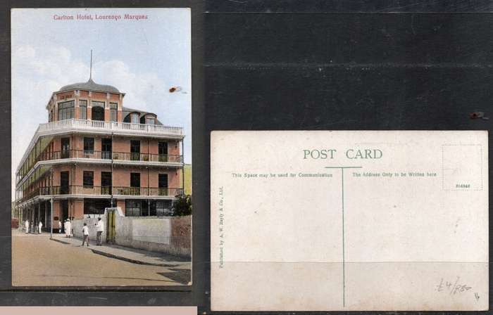 Mozambique, Carlton Hotel Lourenco Marques, unused