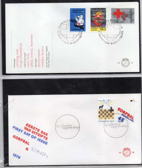 Netherlands, 1970s, 30 First Day Covers