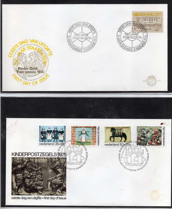 Netherlands, 1970s, 30 First Day Covers
