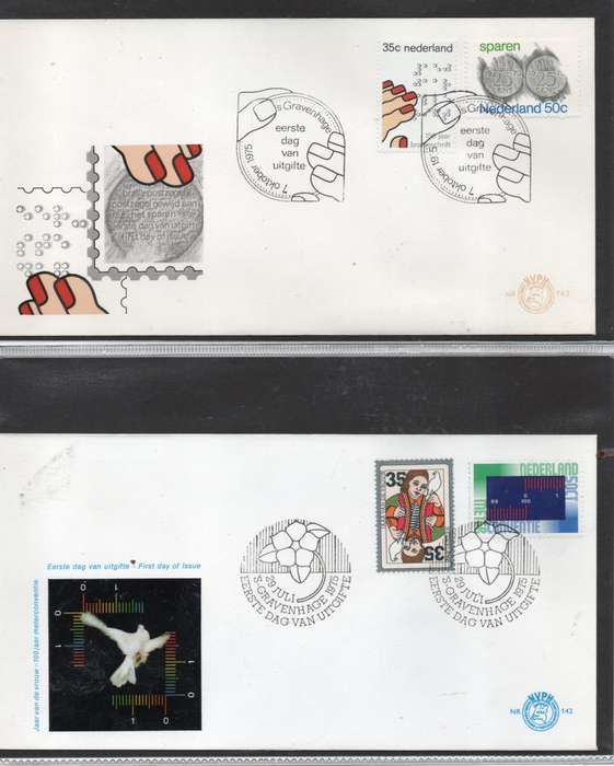 Netherlands, 1970s, 30 First Day Covers