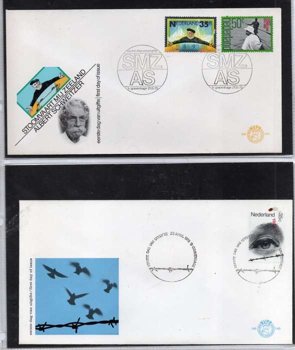 Netherlands, 1970s, 30 First Day Covers