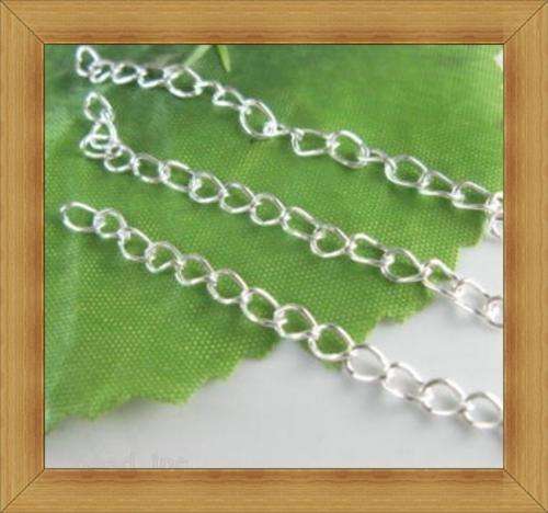 Silverplated Fine Chain(5mmx4mm) -Per Metre