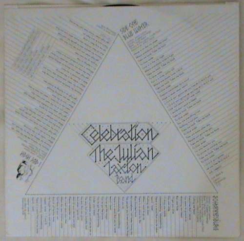 Julian Laxton band - celebration vinyl lp gate-fold cover and with lyrics