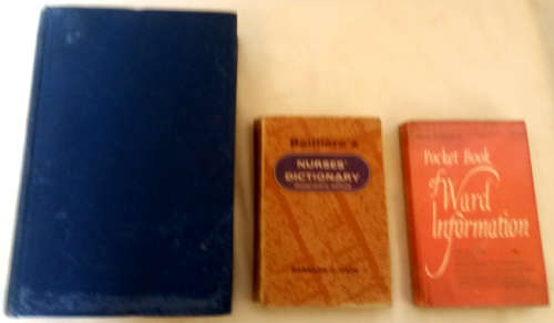 Nursing collection of 6 useful informative reference books