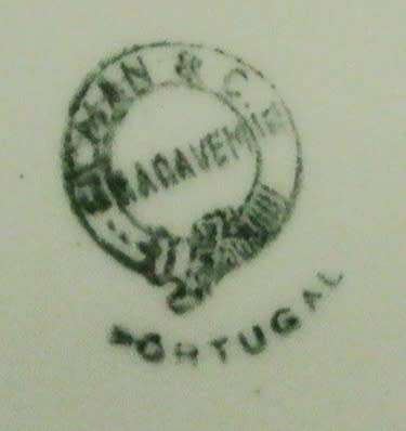 Portuguese Dinnerware circa 1945 - rare (Gilman and Cta, Sacavem) Collection only in Cape Town