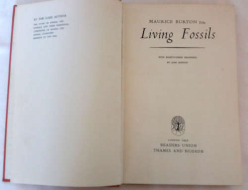 Living Fossils by Maurice Burton