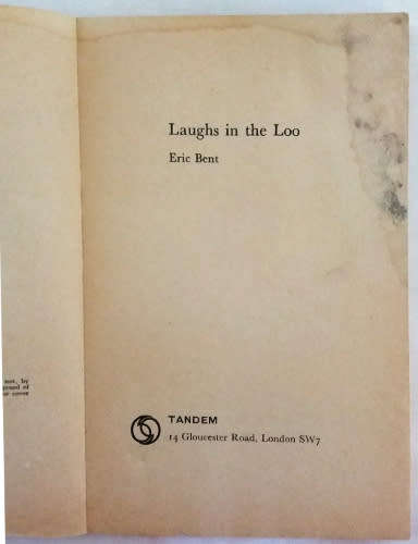 Adult Humourous books: Nudge Nudge, Wink Wink and Laughs in the Loo