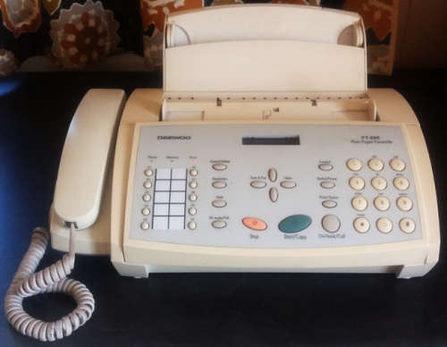 Daewoo FT200 plain paper facsimile machine - for repair or spares