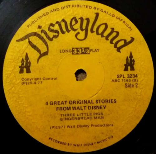 Walt Disney LPs -Peter and the Wolf plus Socerers Apprentice with book and 4 Great Original Stories