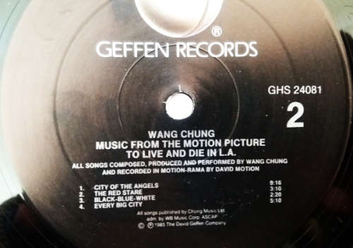 Wang Chung - To live and die in L.A. - vinyl lp import US - music from the motion picture