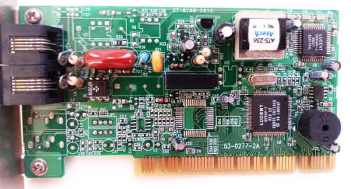 Atech ATS-256 PCI fax modem card - RJ11C jacks