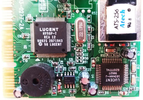 Atech ATS-256 PCI fax modem card - RJ11C jacks