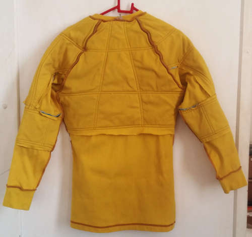 Tiger Yamaha Motocross (Enduro) padded protective yellow jersey circa 1970`s