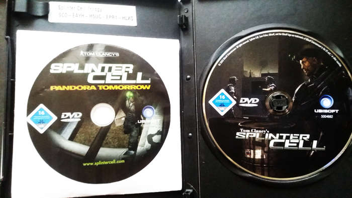 Tom Clancy`s - Splinter cell trilogy - pc dvd - 3 discs